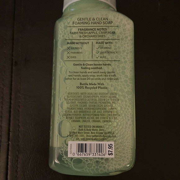 Lot of 4 Brand New Bath & Body Works Foaming Hand Soap - Fall/Winter Fragrances! - Picture 9 of 9